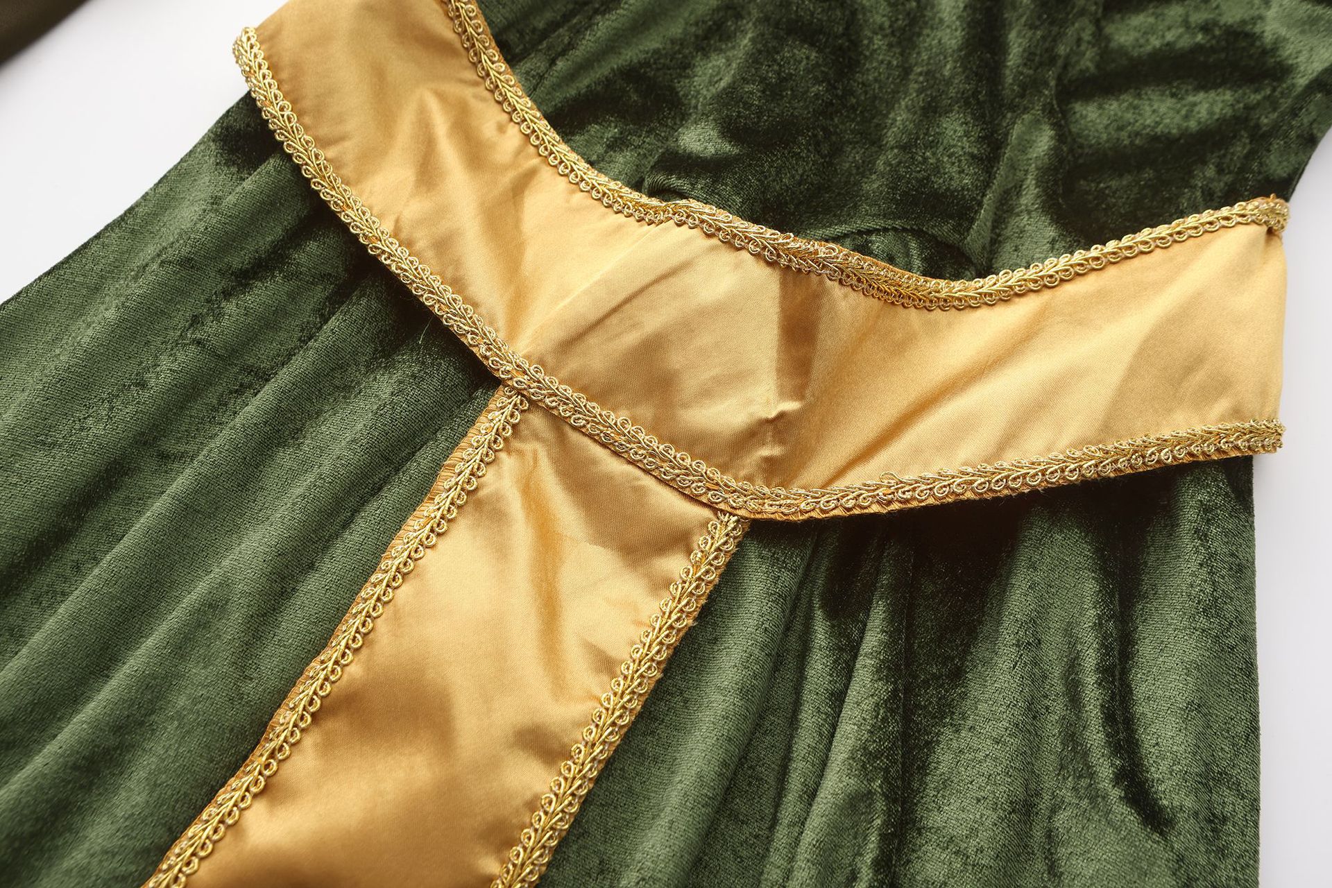 Women Medieval Hooded Dress Vintage Renaissance Witch Costume